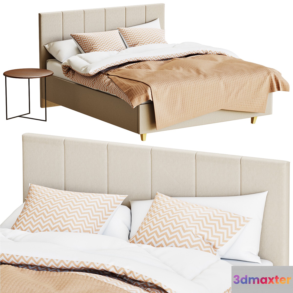 Berta lift bed 3D Max