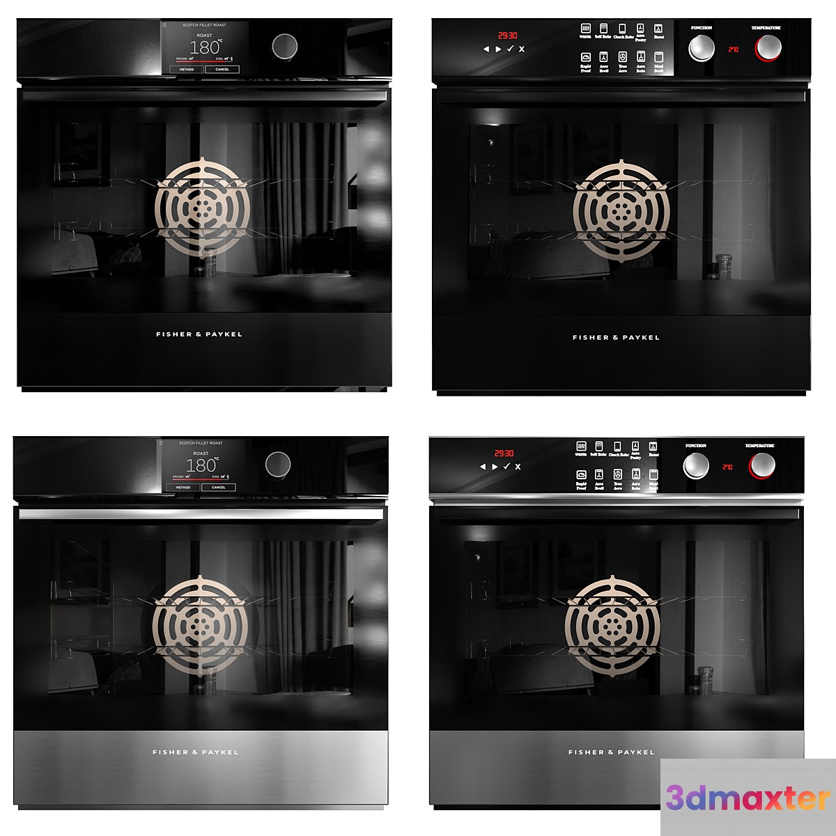 Fisher&paykel Kitchen Appliance Set No2 3D Max