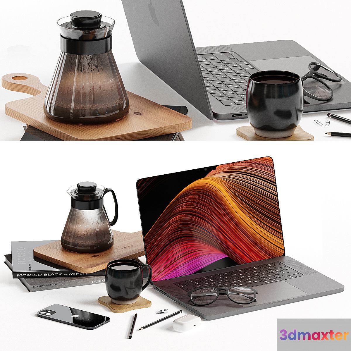 Decorative set on the desktop - No.2