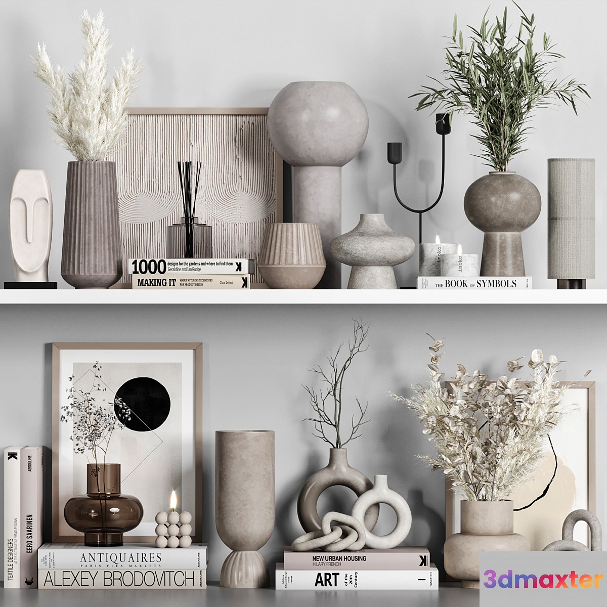 decorative set Vol034 3D Max