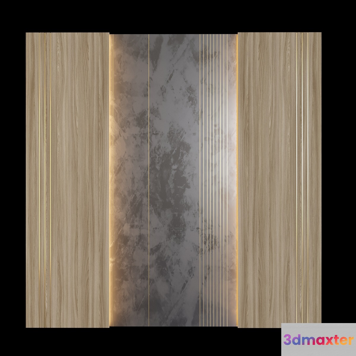 Wall decorative panel 3D Max