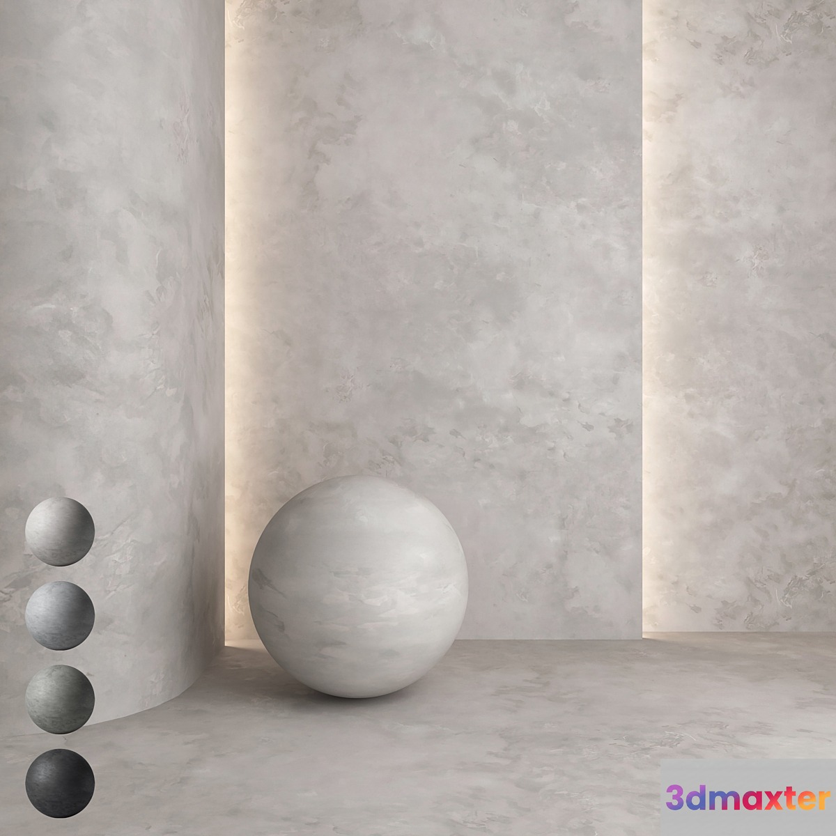 Decorative plaster 32 3D Max