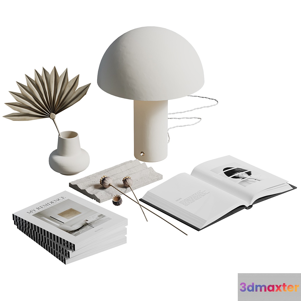 white decorative set white decorative set