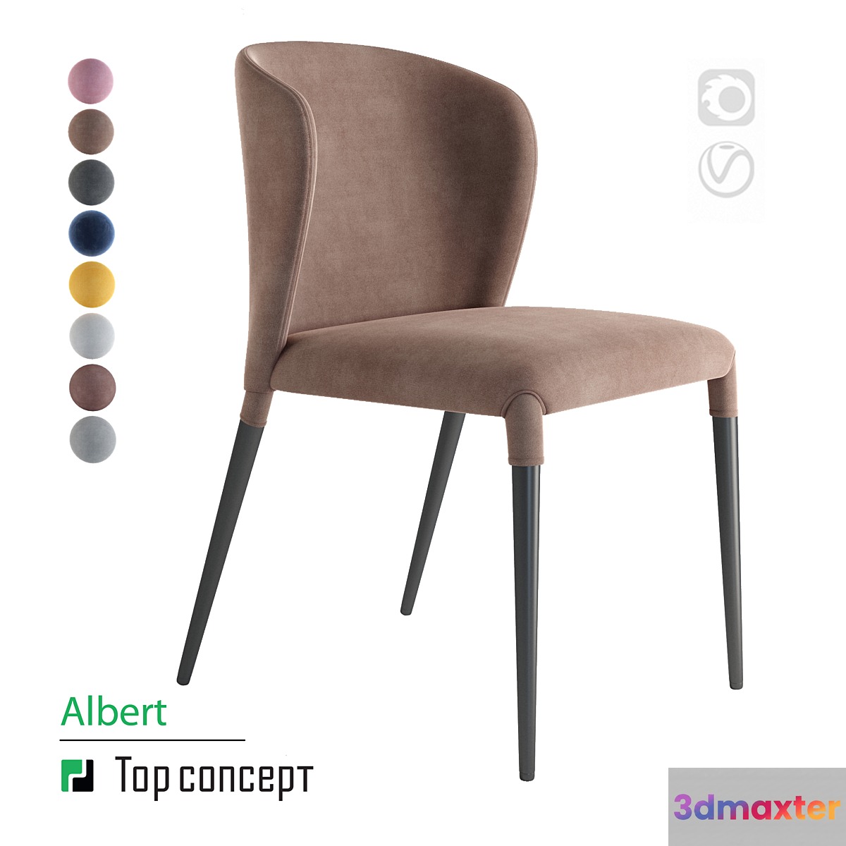 Chair Albert 3D Max