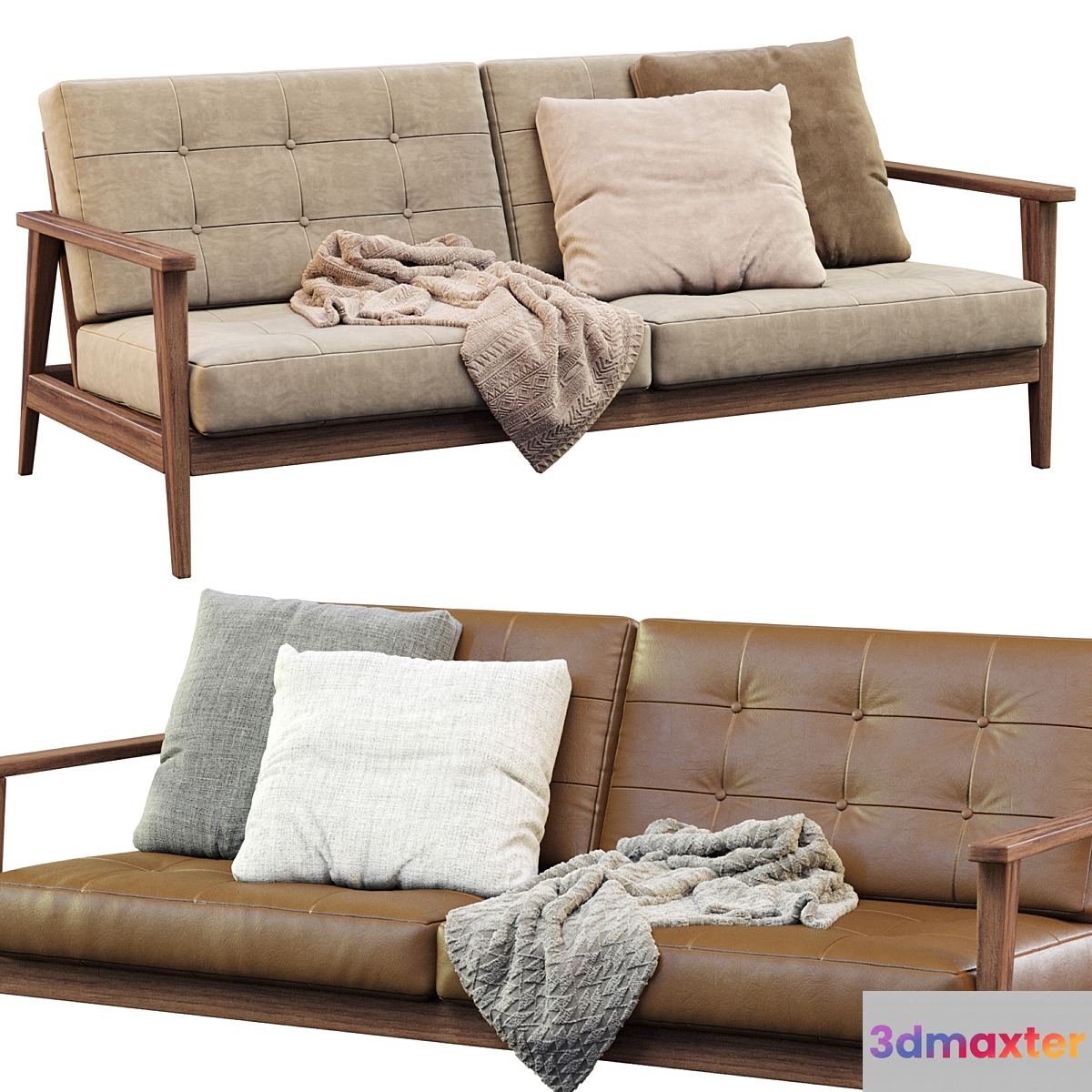 Wood Sofa - No.2