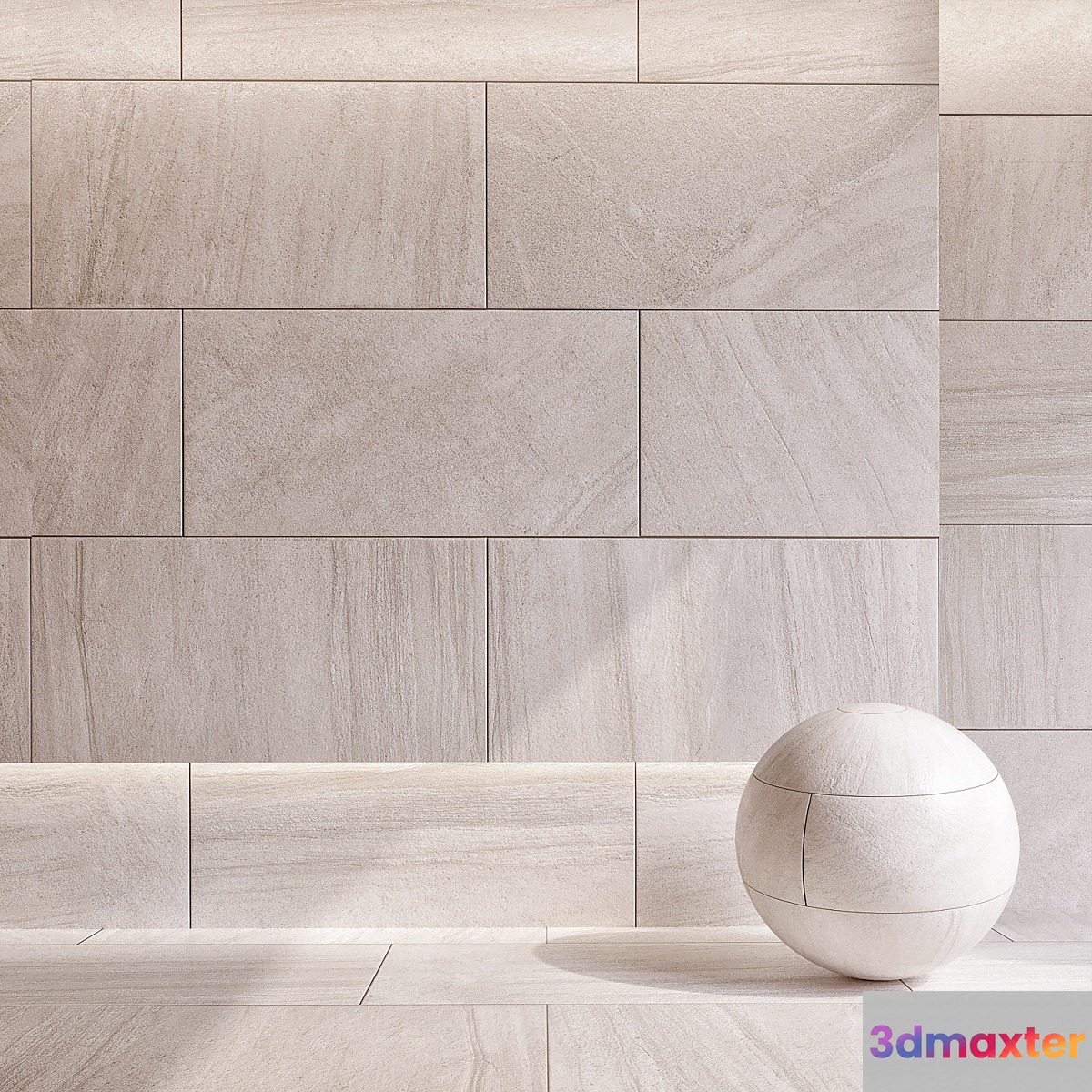 Purestone Matte Natural Porcelain Tile in Beige - No.2