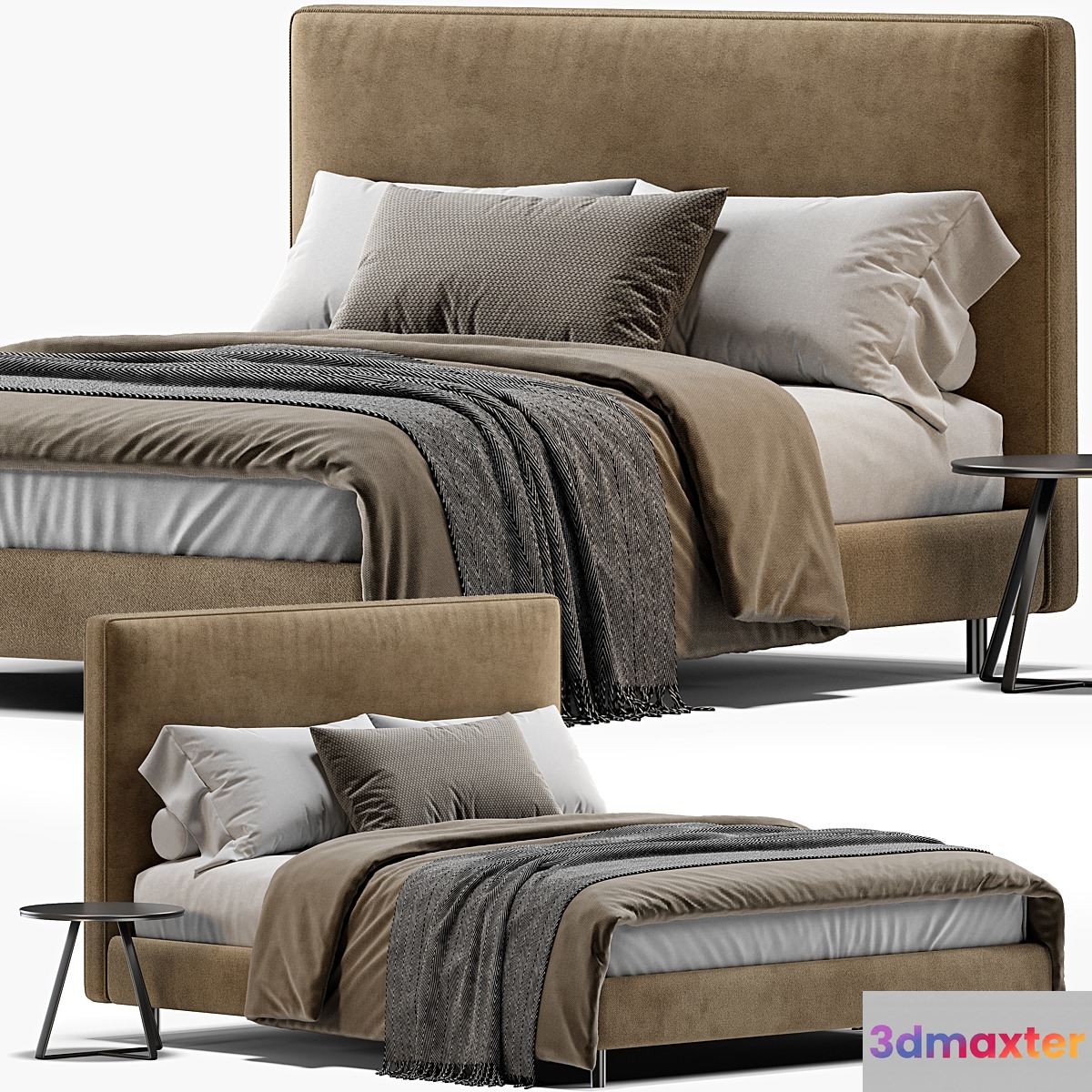 Ikea Dunvik Bed 3D Max