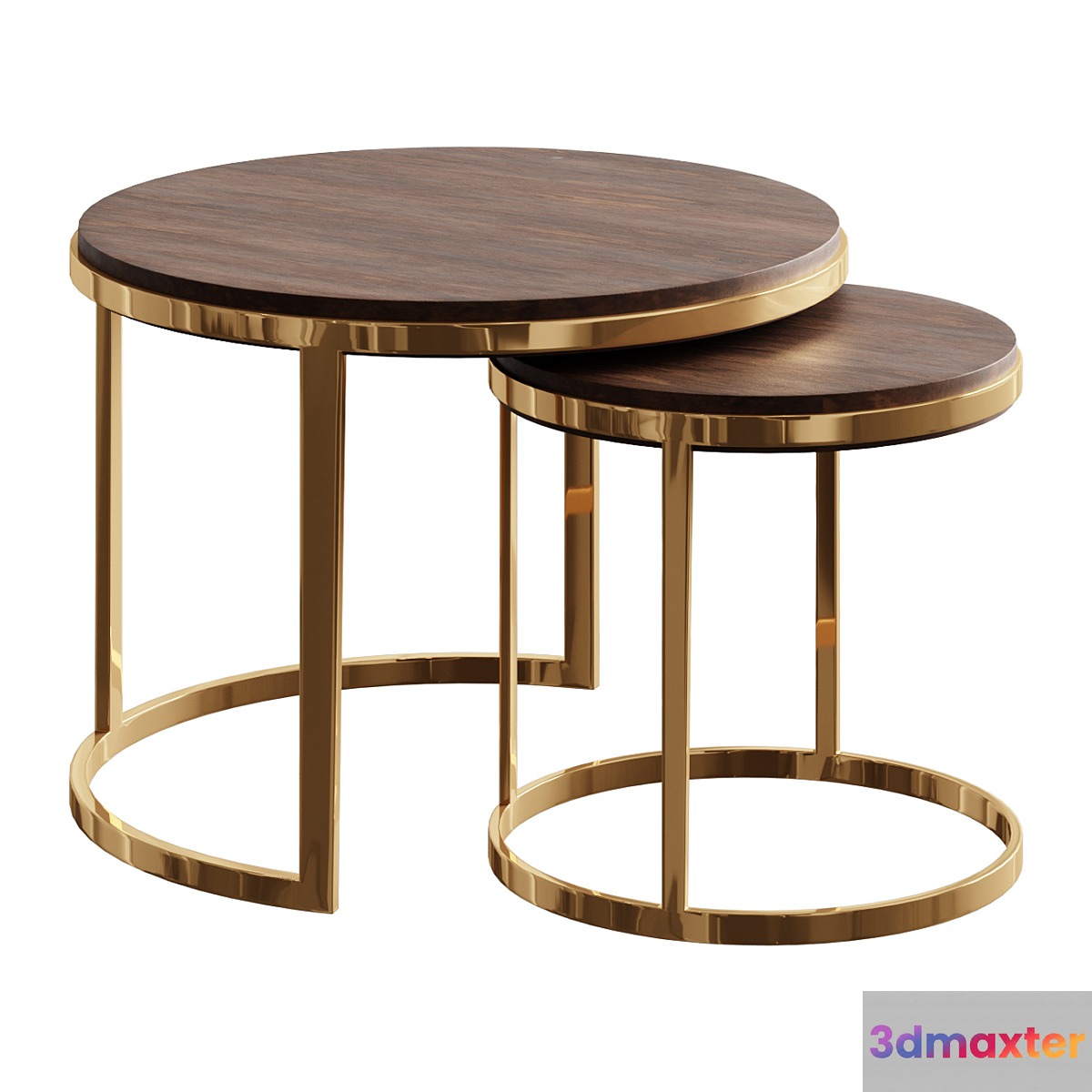 Coffee table Table TWINS GOLD coffee table 3D Max