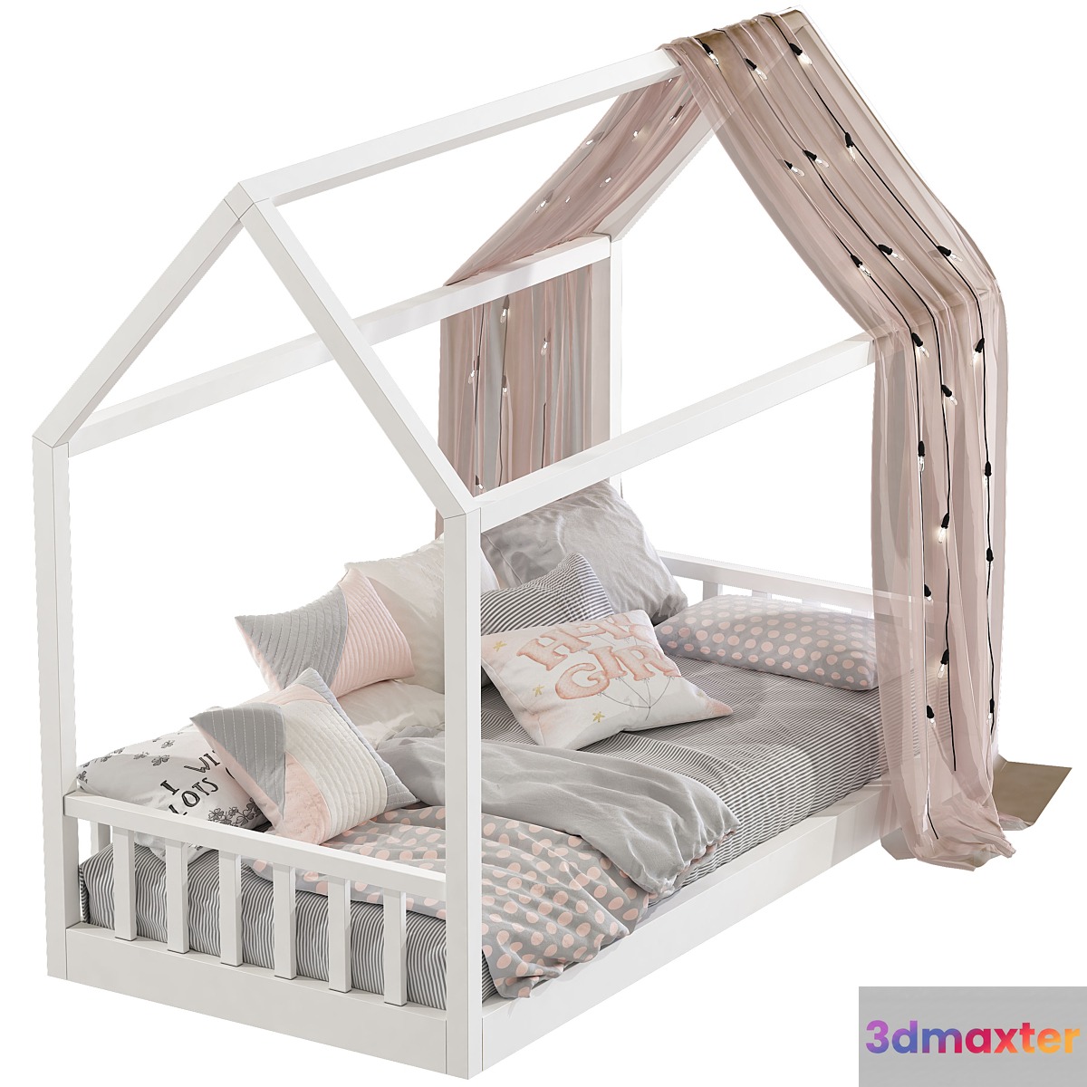 Bed-house 244 3D Max
