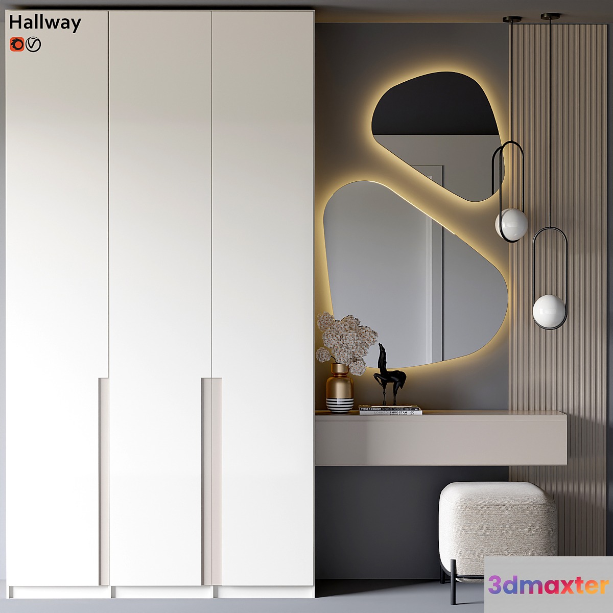 Hallway 3D Max