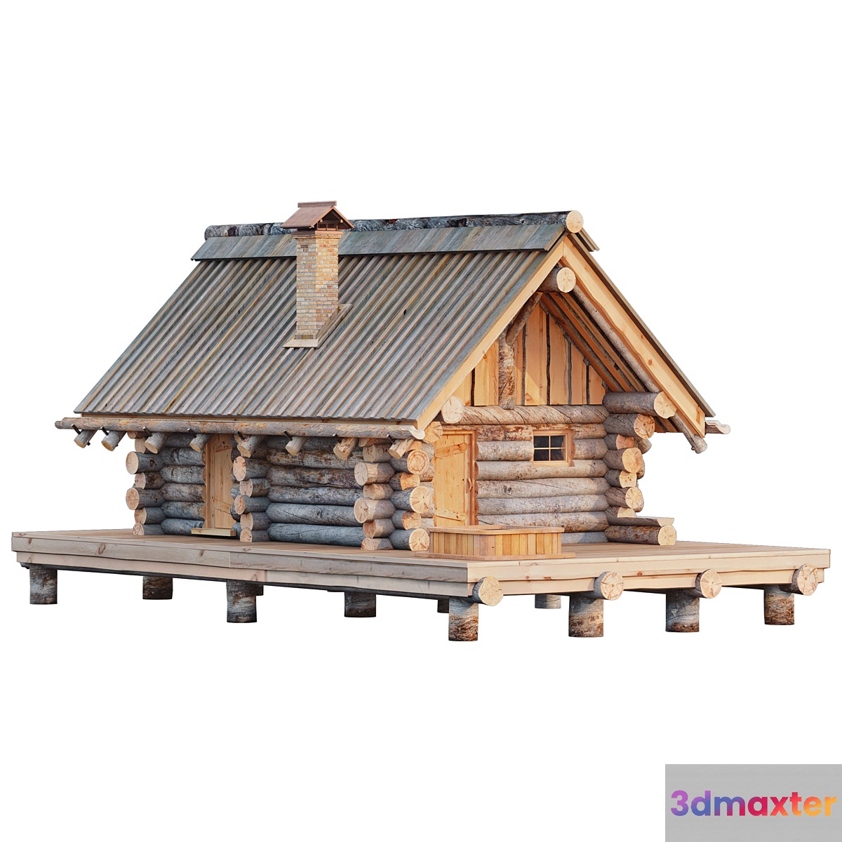 Karelian bath from Kelo 3D Max