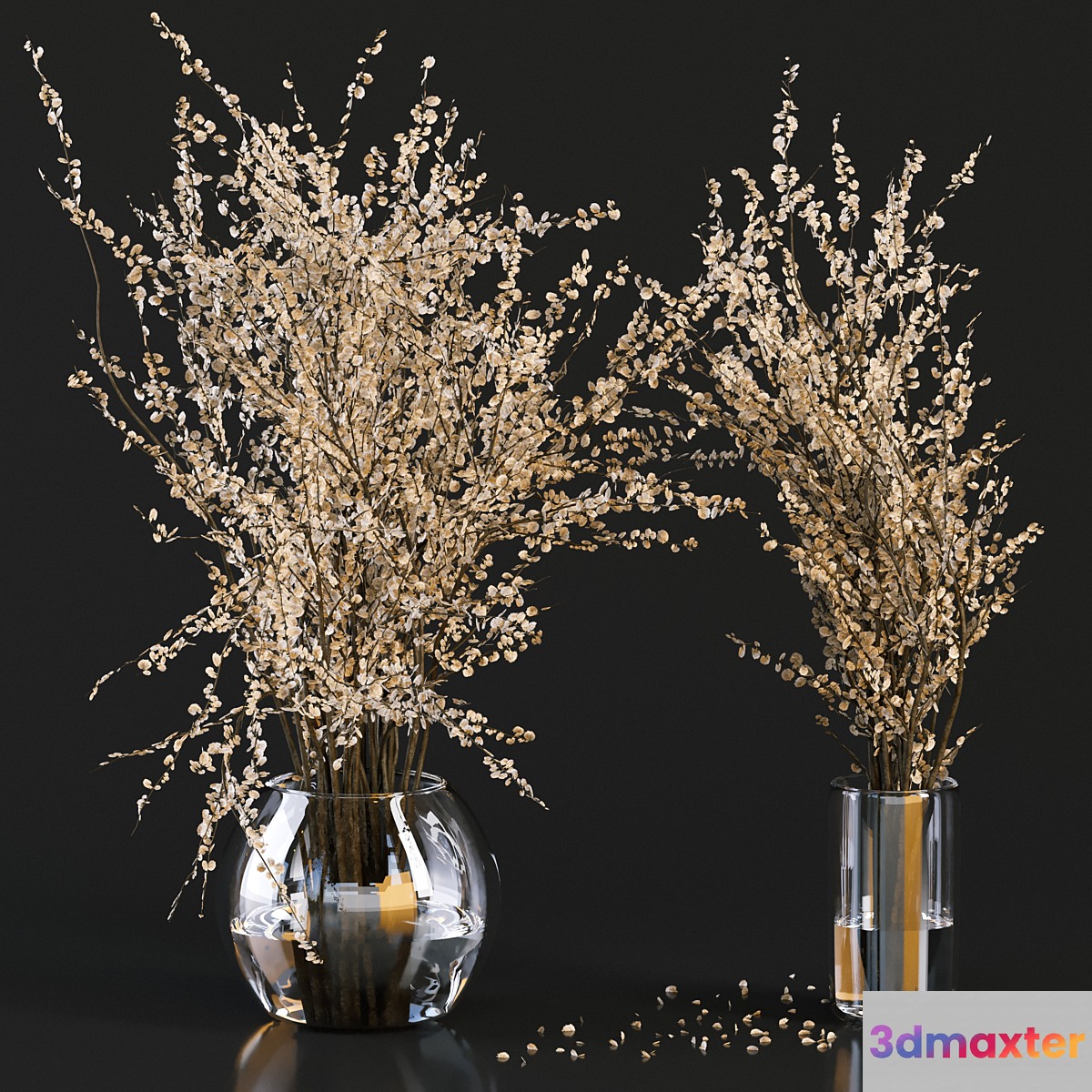 Bouquet Collection 05 - Linen Chest Herringbone in Glass Vases