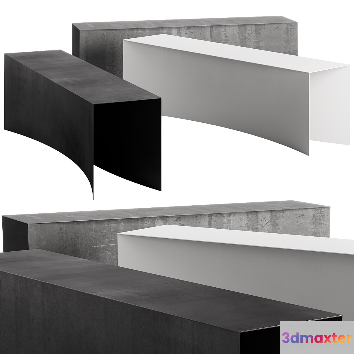 123 Void bench by Desalto - No.2