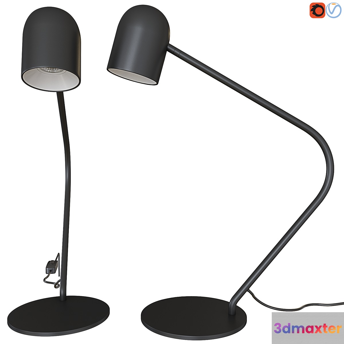 Table lamp Aromas Pipe - No.2
