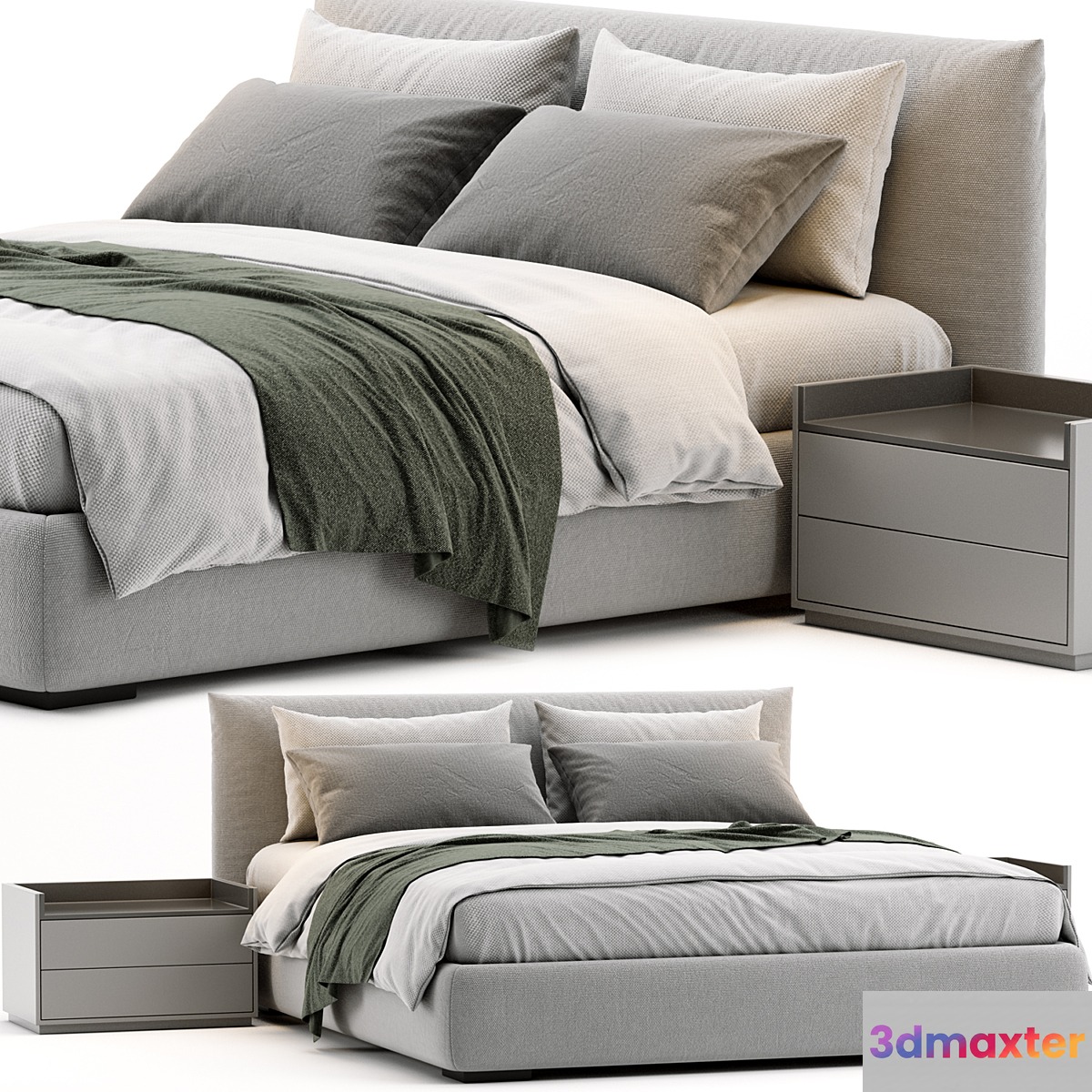 Meridiani Scott Bed - No.7