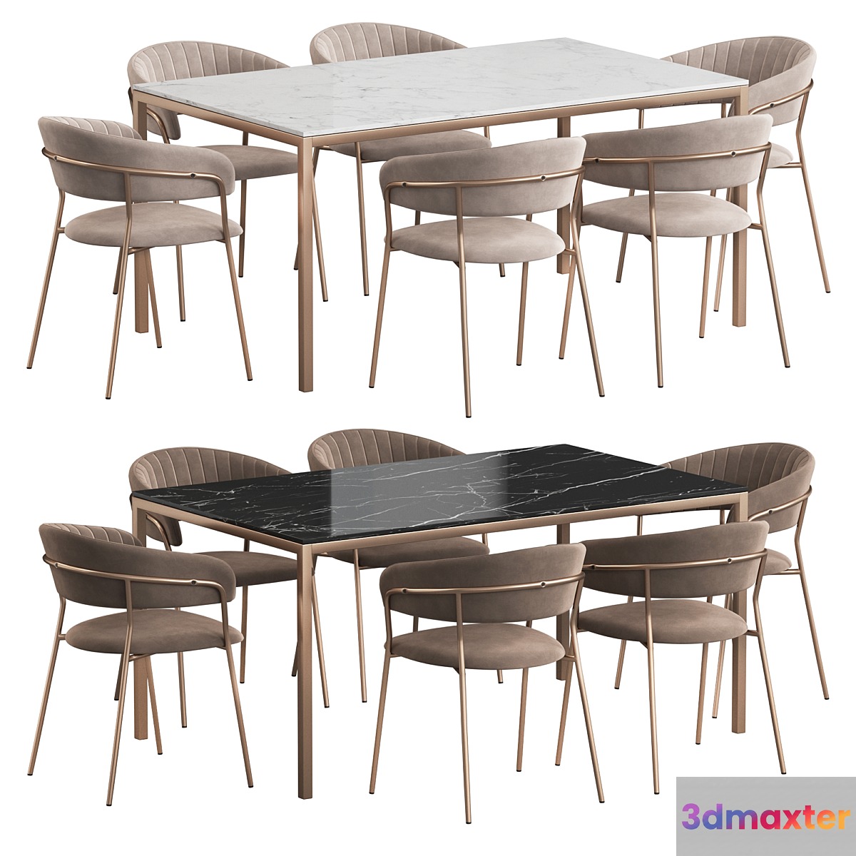 West Elm Frame table Turin chair Dining set