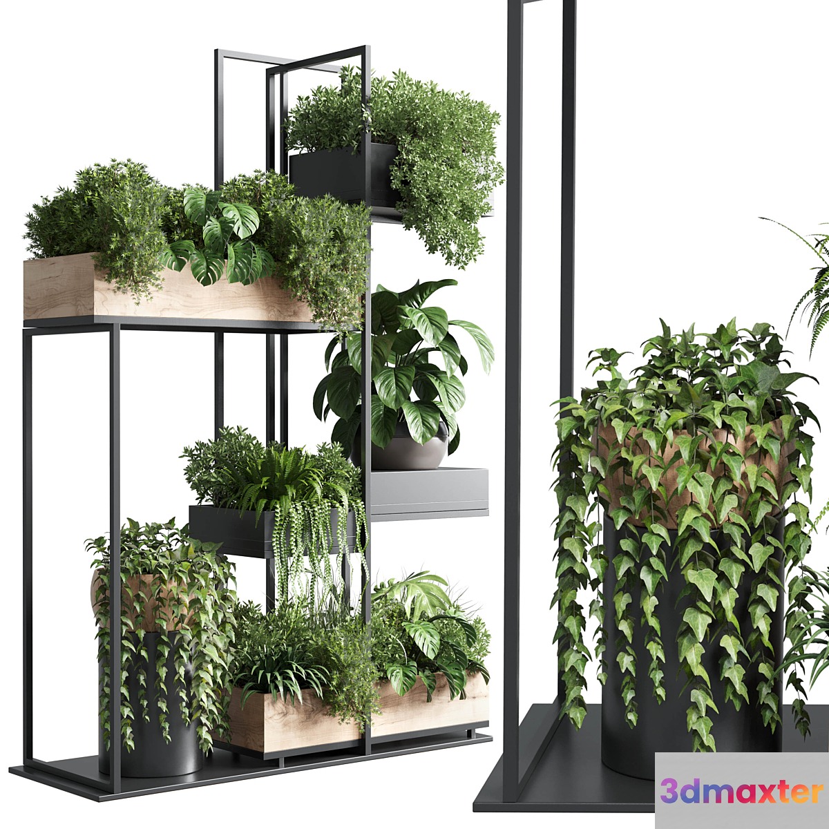 stand plant box - collection Indoor plant 217 wooden - No.2