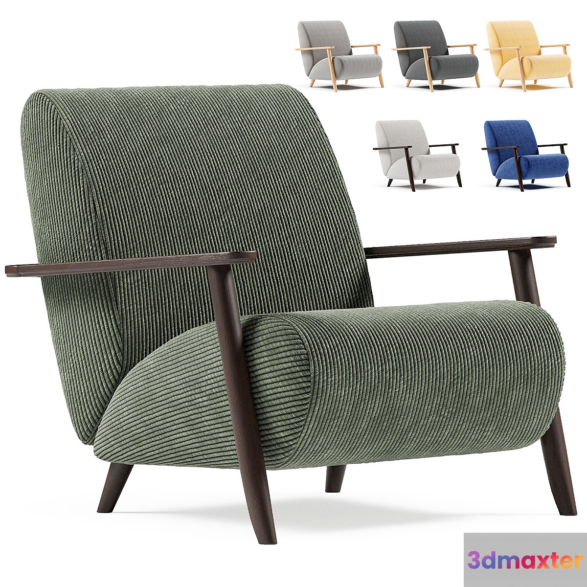 Armchair Marthan 3D Max