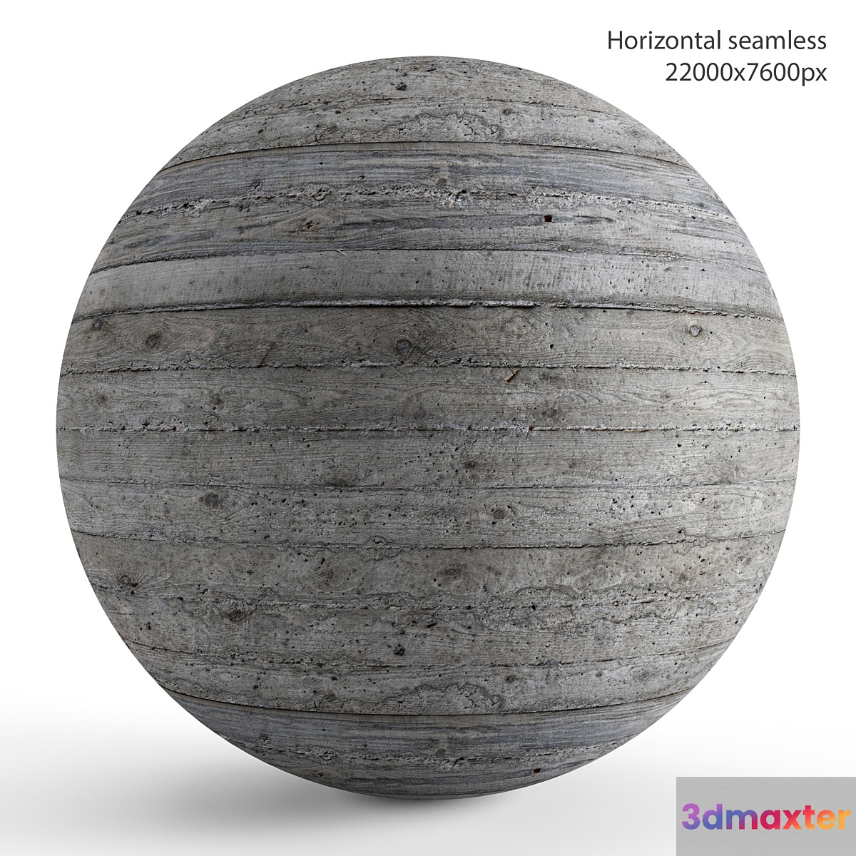 Concrete material with wood pattern. 22k