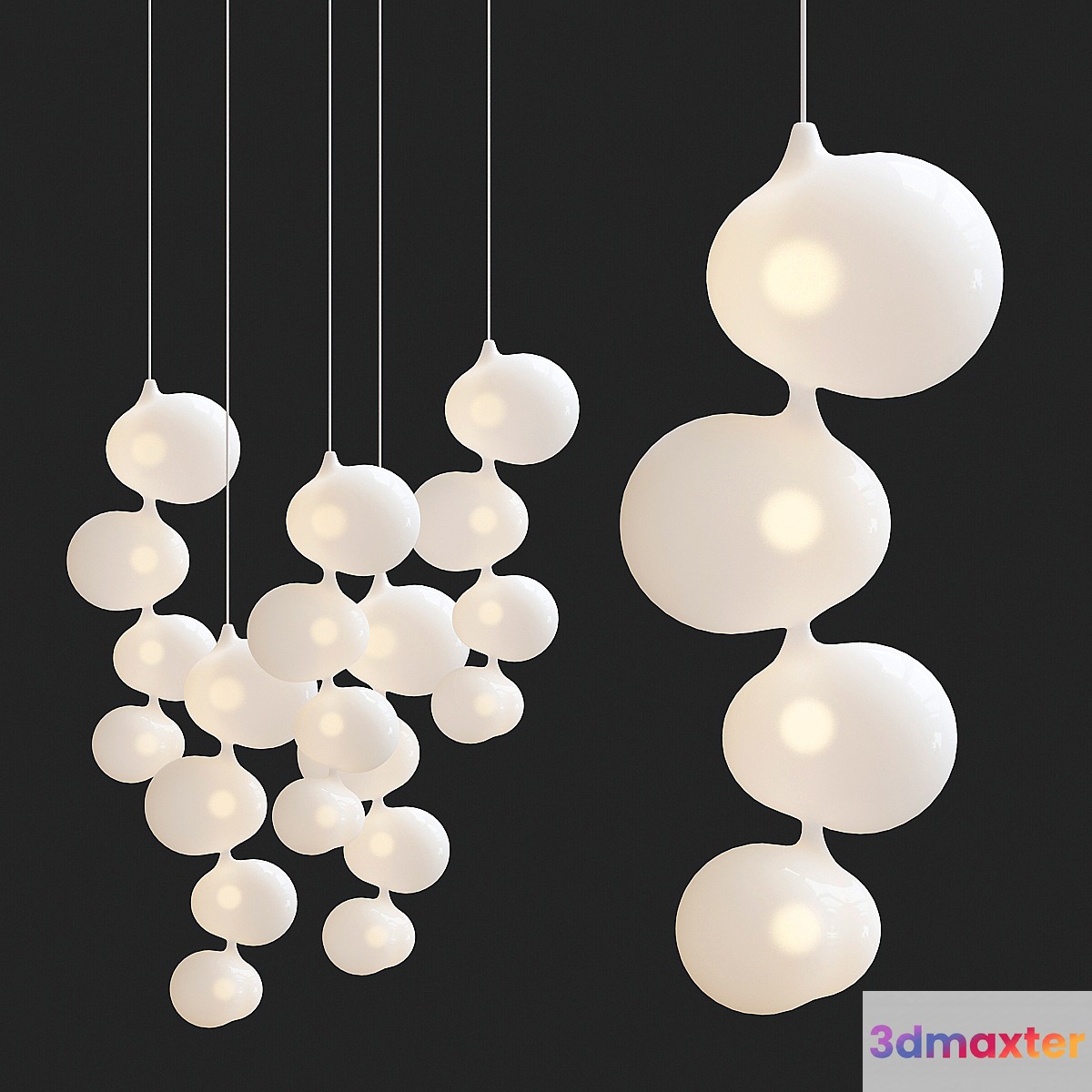 Serendipity 5 lamps 3D Max
