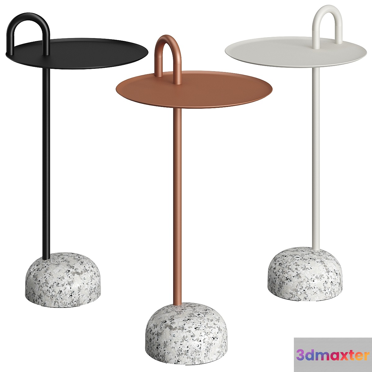 Bowler Side Table by Hay 3D Max