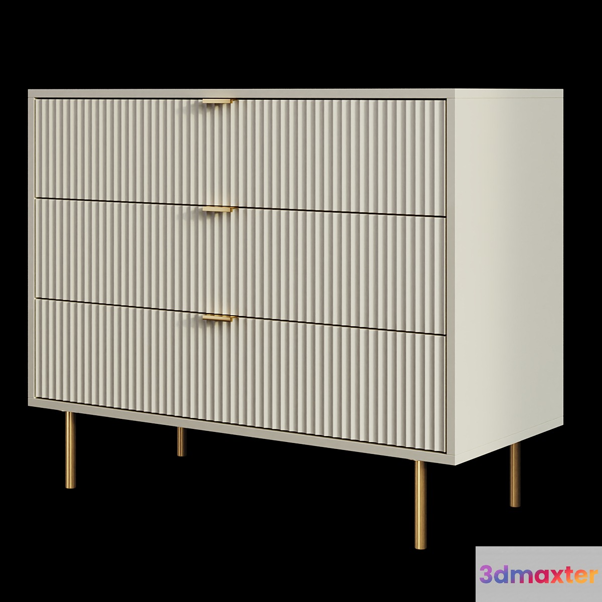OM Chest of drawers CASCADE 3 drawers (JOMEHOME)