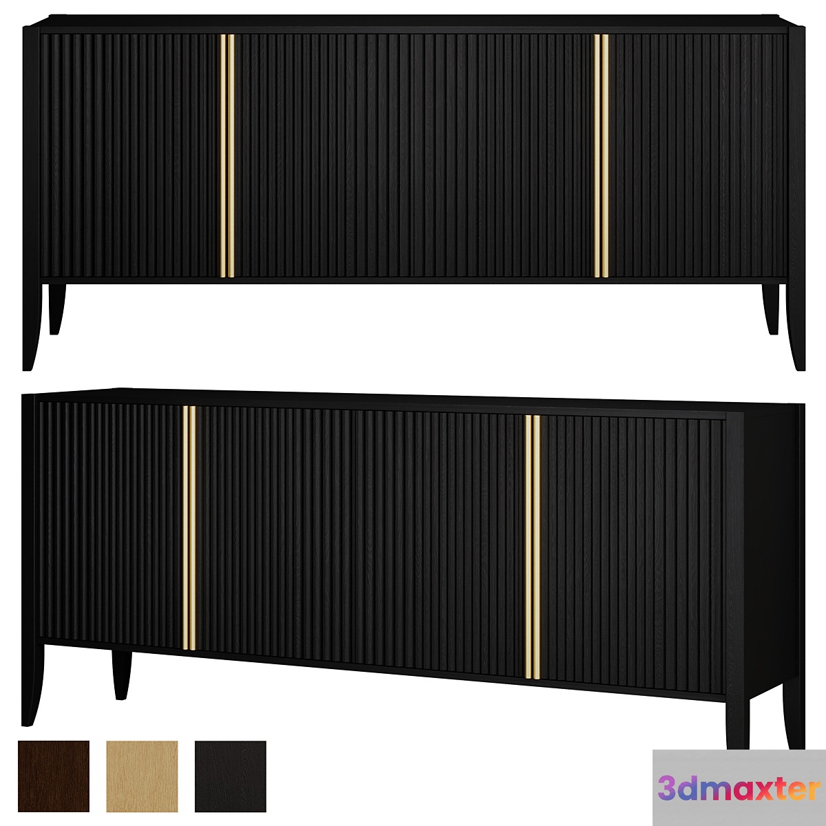 OM Bedside table SANDERS high 3D Max