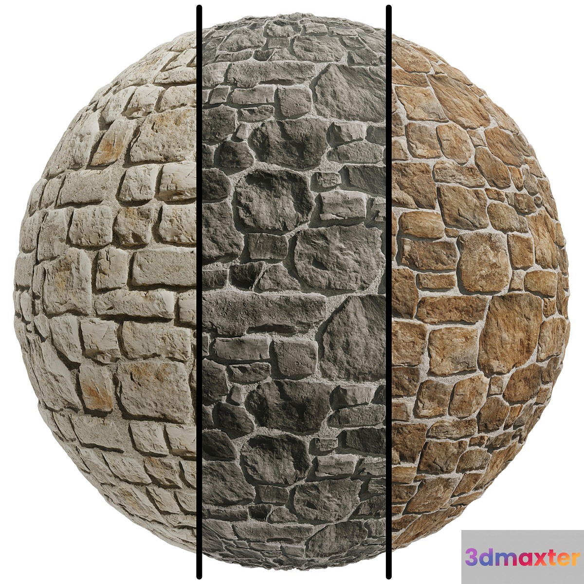 FB355 stone Facade coverings Java | 3MAT | PBR | Seamless - No.2