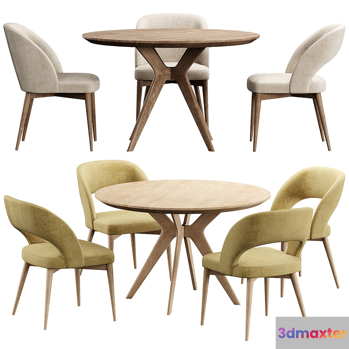 Niff Naff Chair Clark Table - No.2