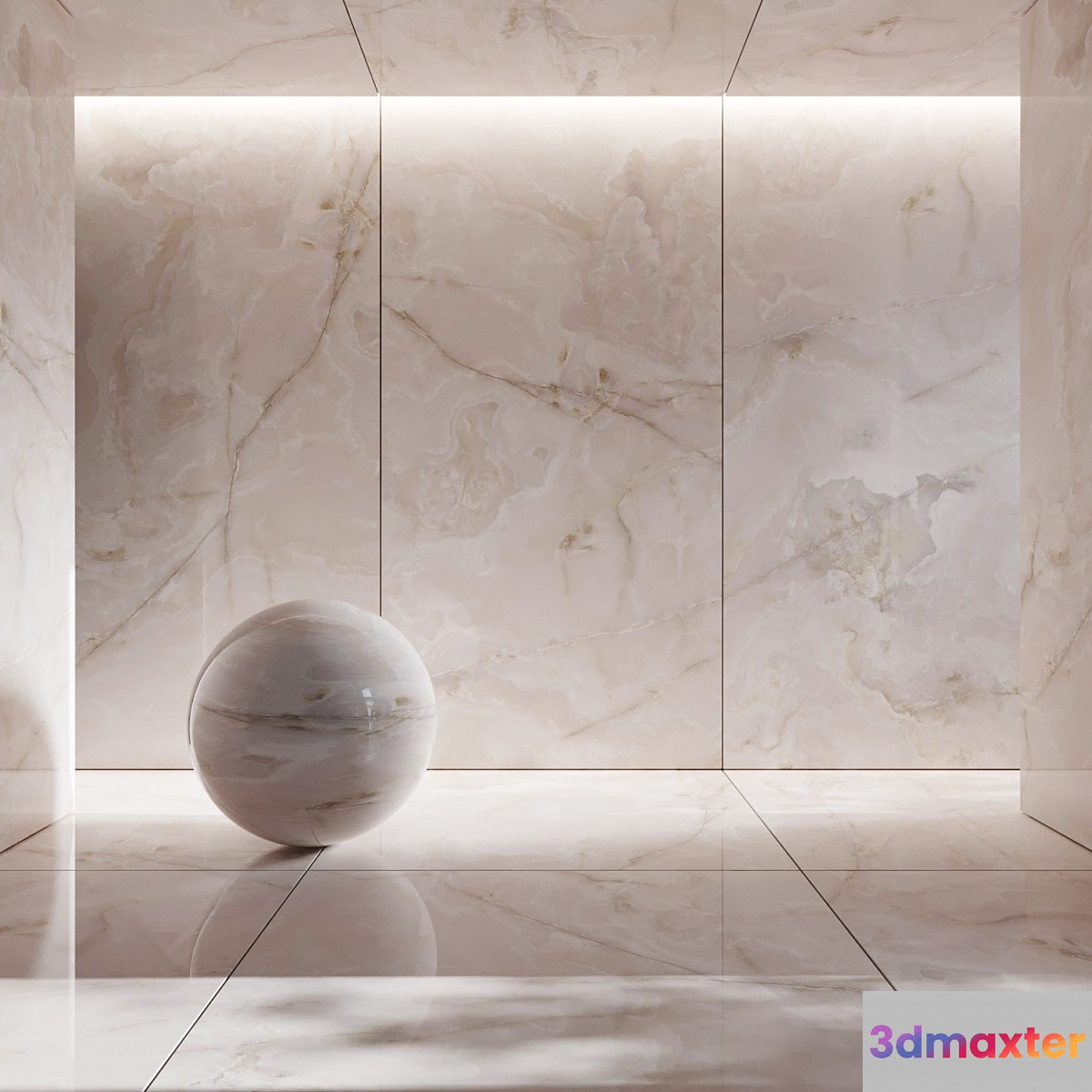 White Onyx Porcelain Tiles - No.2