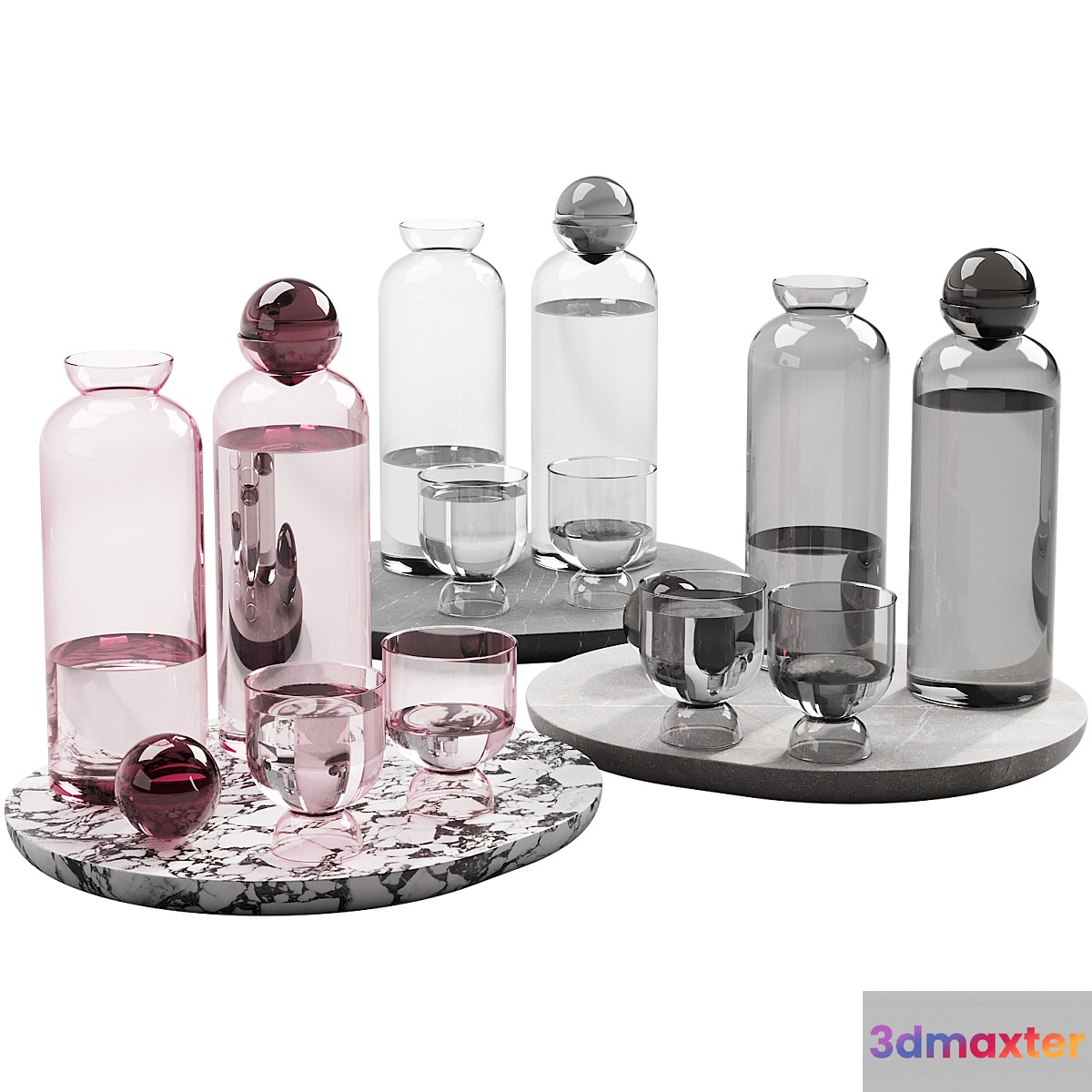131 dishes decor set 06 farm living still 3D Max