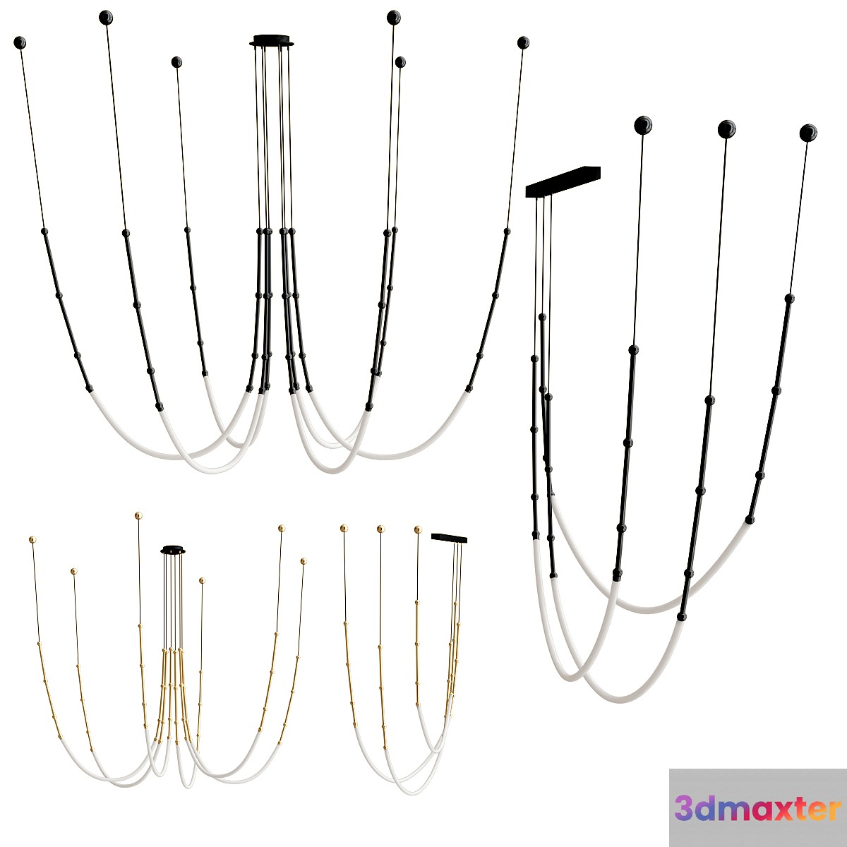 LEDA Chandelier By Karman 3D Max