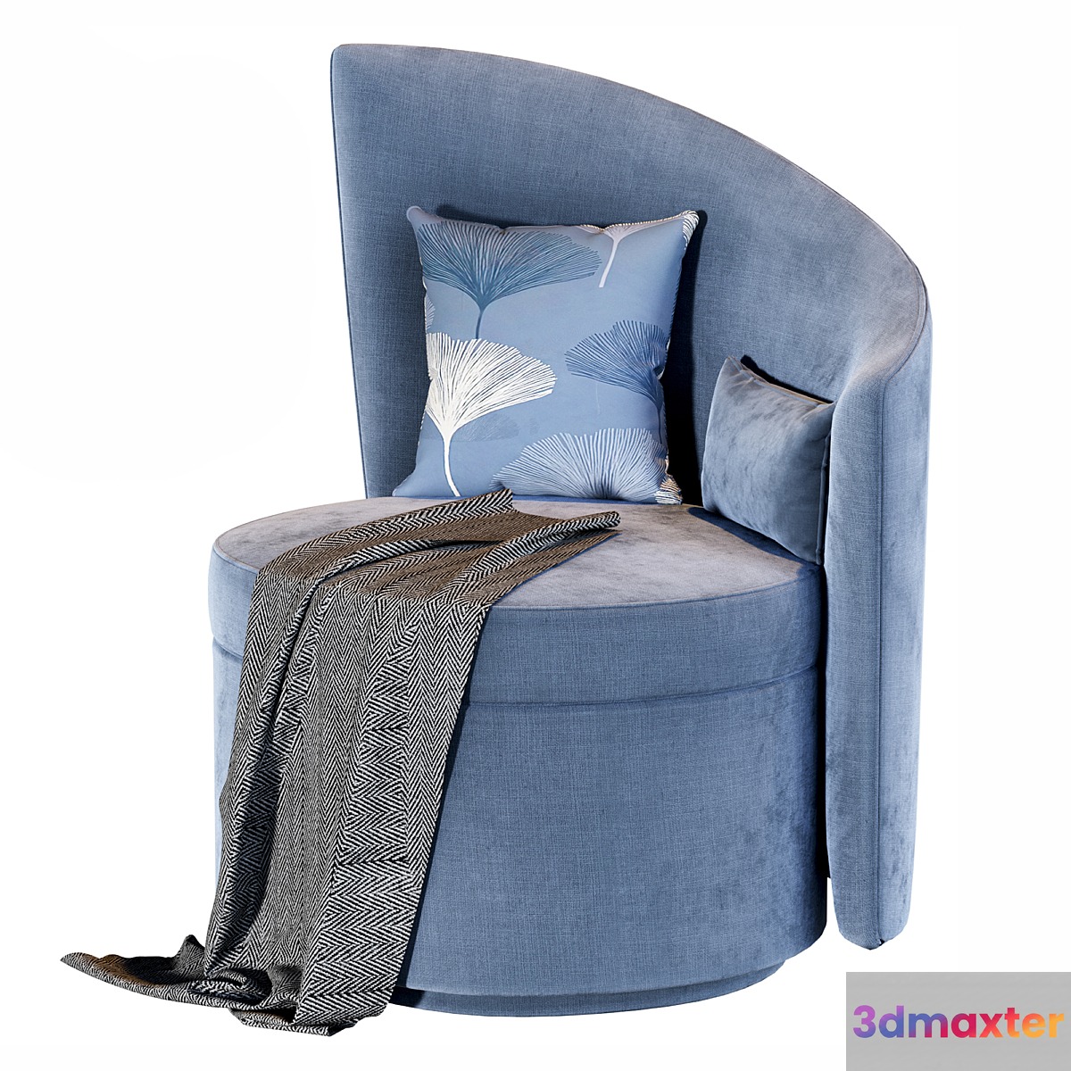 Fabric Armchair Camille by Sicis - No.2