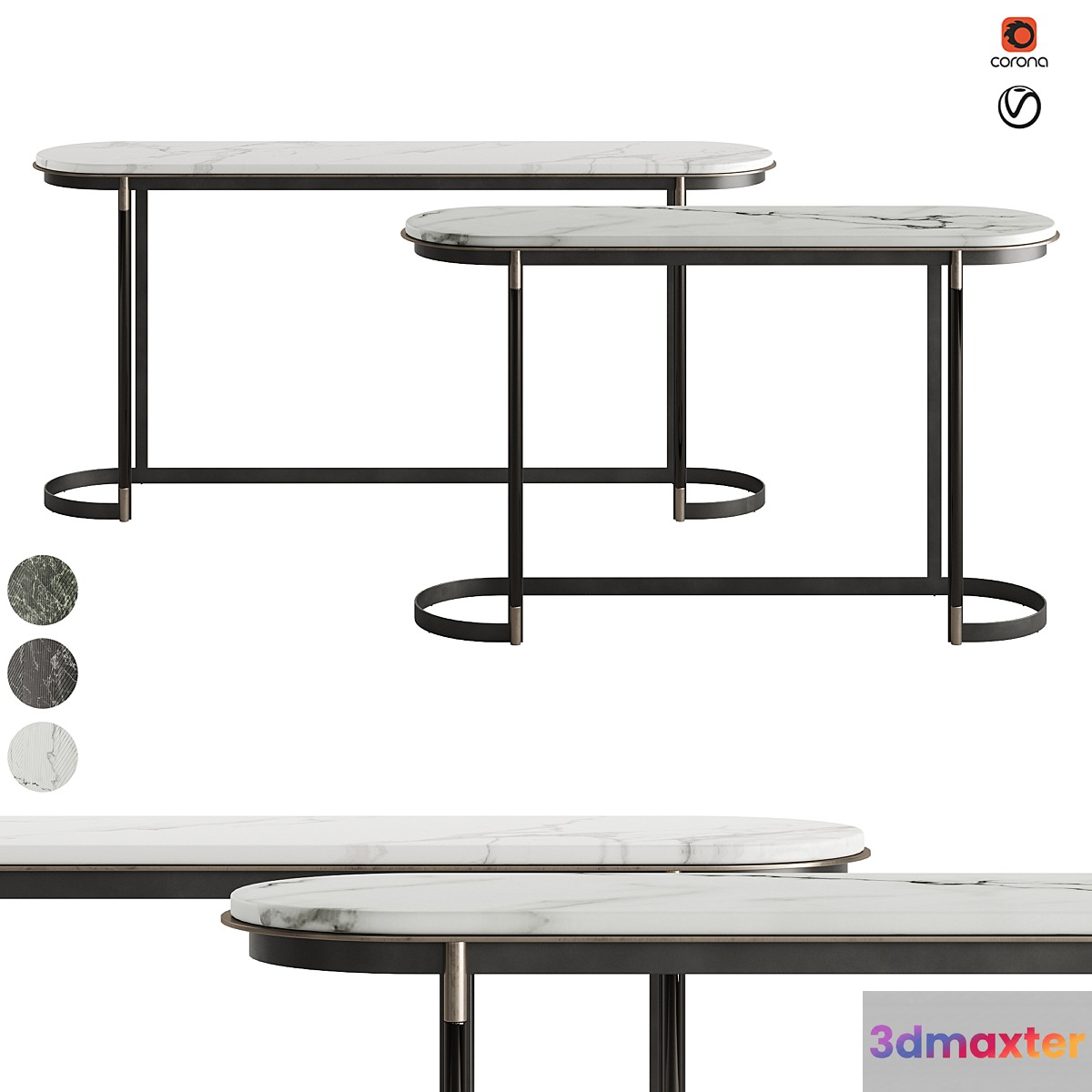 Laskasas Lyssa 2023.1 Marble Console