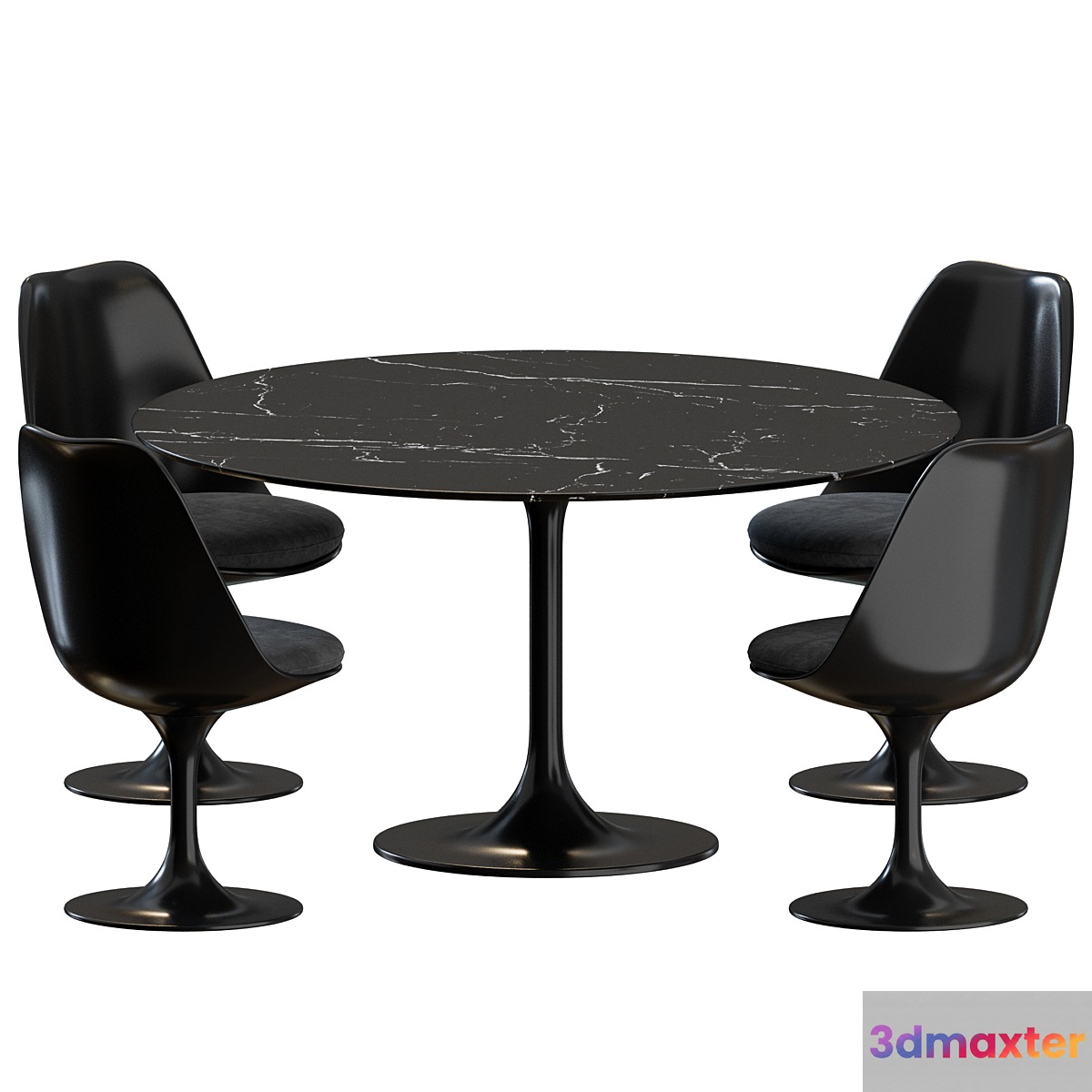 Tulip Dinning Set 01 by Knoll Tulip Dinning Set 01 by Knoll