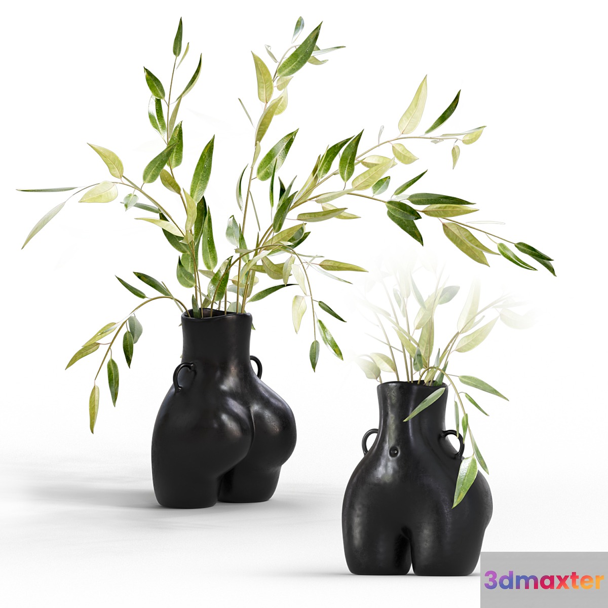 Vase black Love Handles Anissa Kermiche