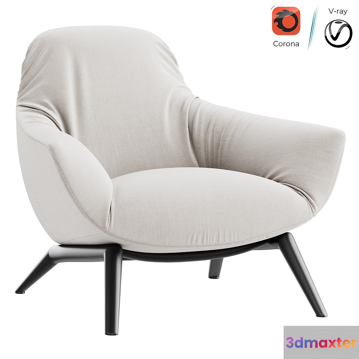 FLORENTIA_Armchair 3D Max