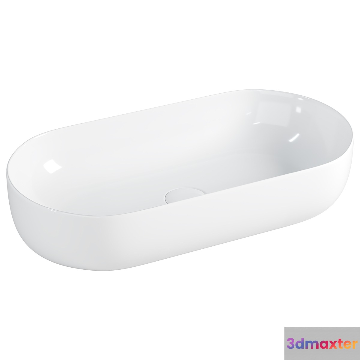Bowl washbasin Ceramica Nova Element 68 CN5022 White
