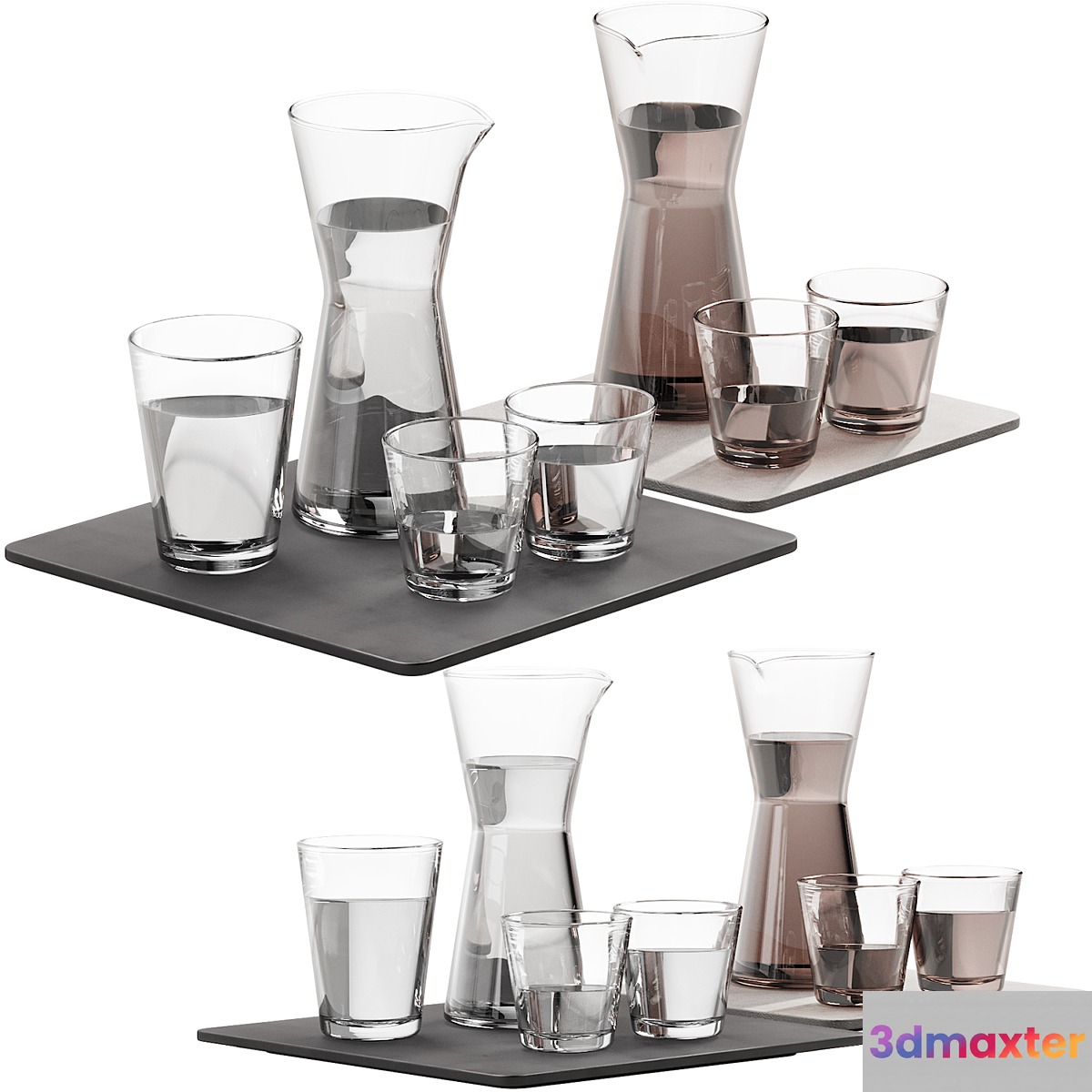 133 dishes decor set 08 iittala kartio clear and linen
