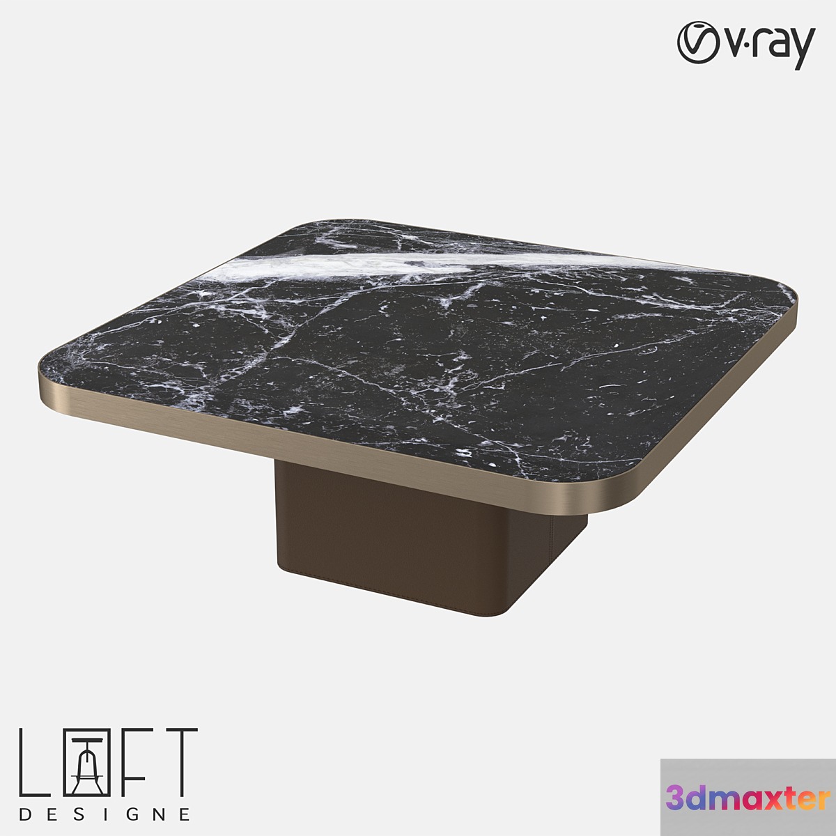 Coffee table LoftDesigne 6694 model 3D Max