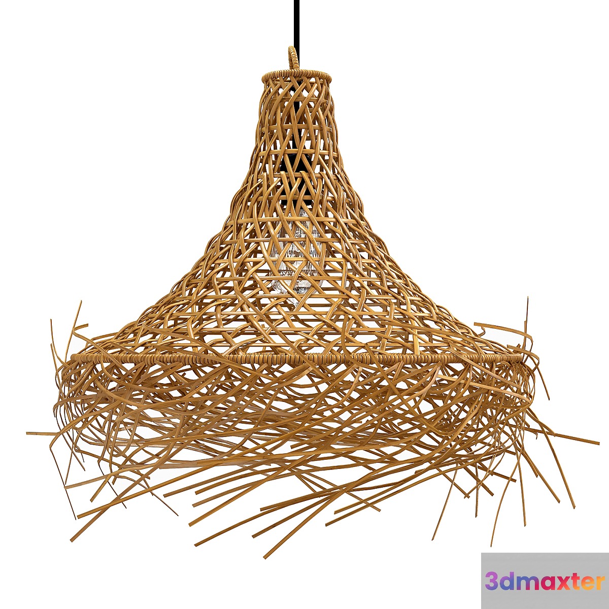 The Mykonos Pendant Natural Lamp 3D Max