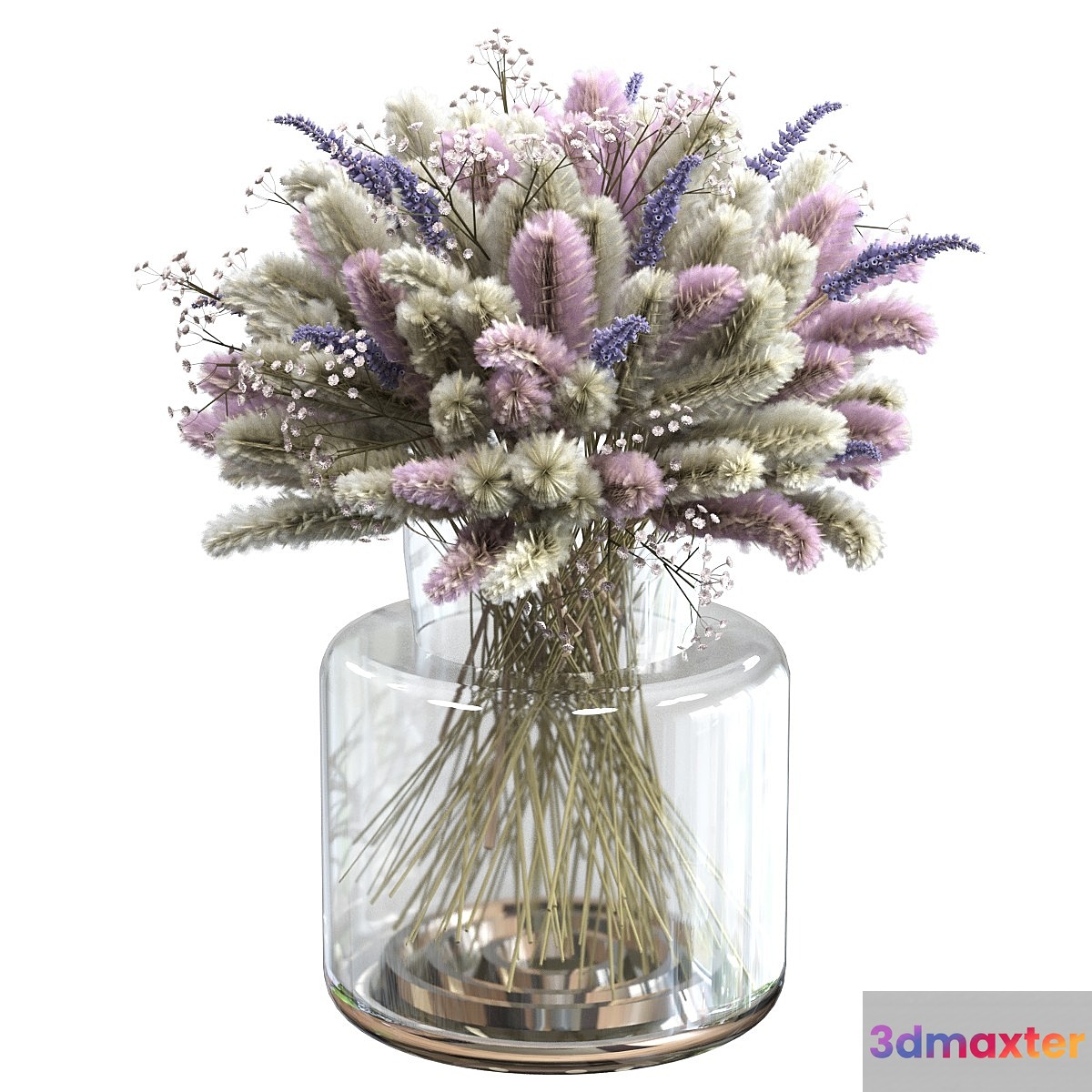 Bouquet of lagurus and lavender - No.2