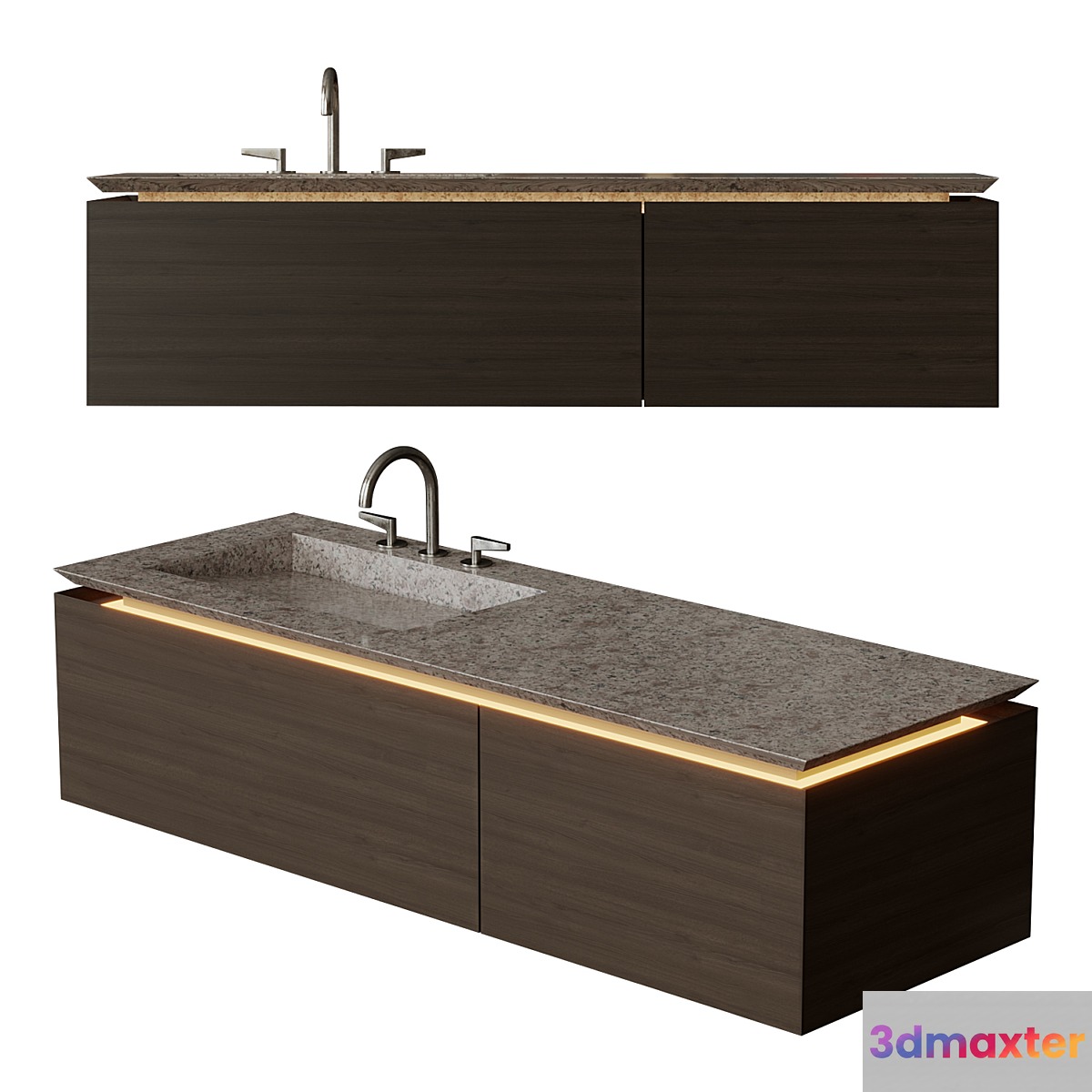 bathroom cabinet with sink Evoline Totem - No.2