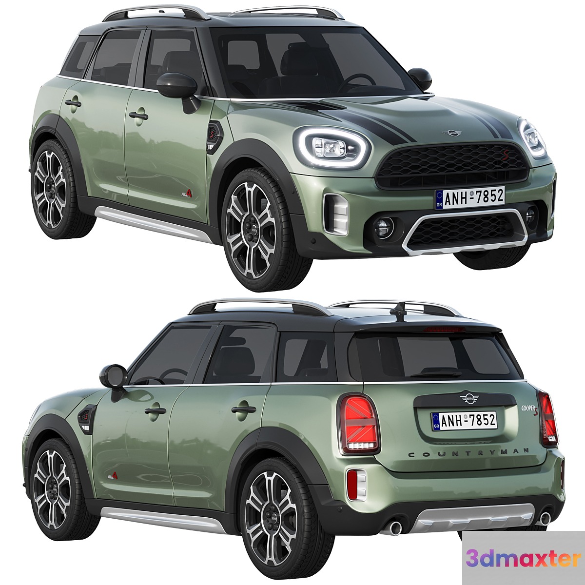 Mini Countryman S 2021 3D Max