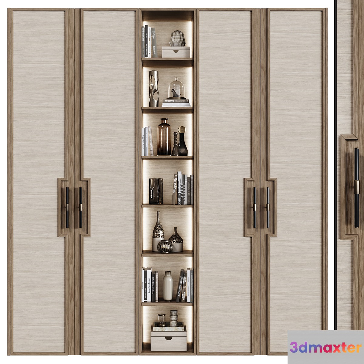 Art Deco Wardrobe 17 3D Max
