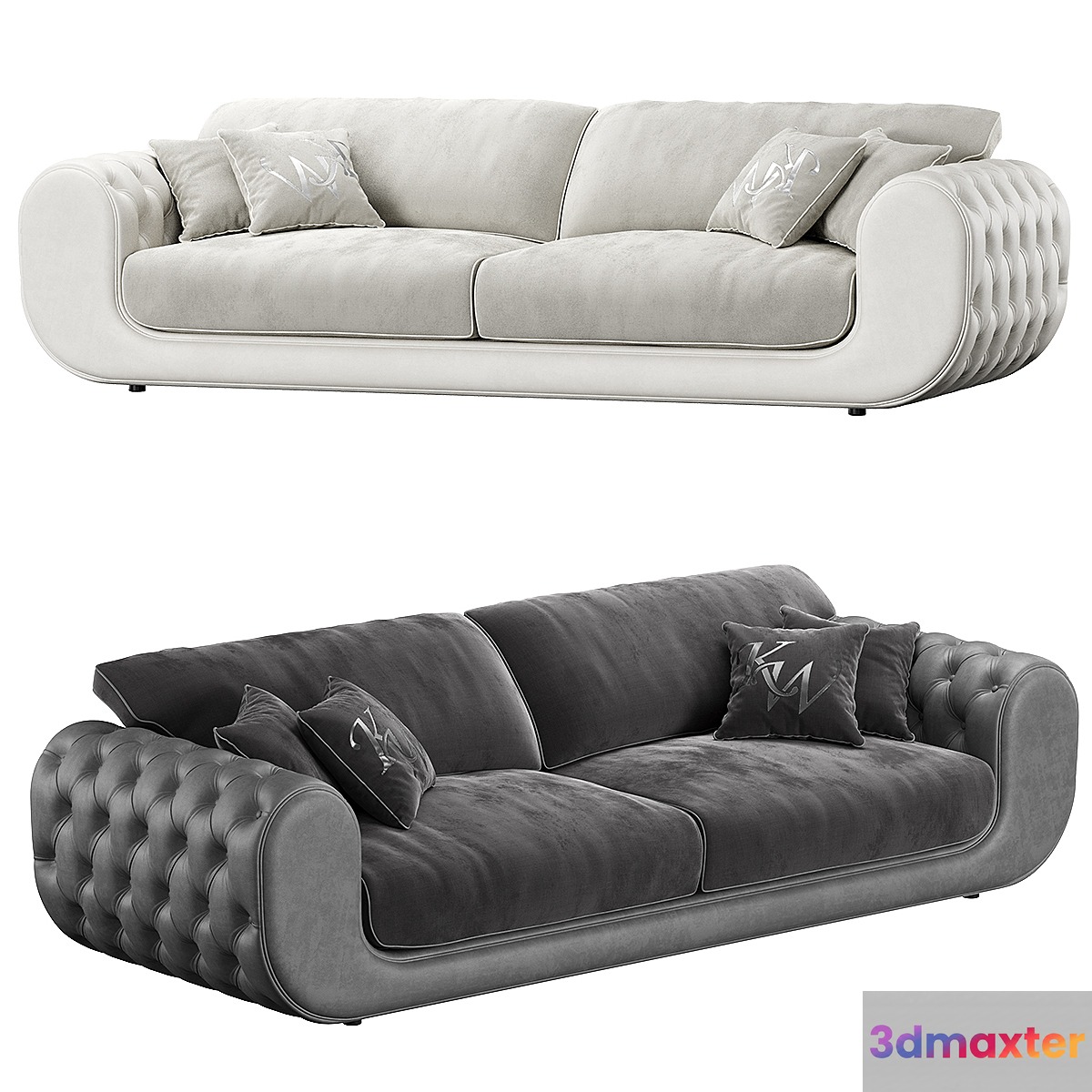 Sofa Jack Konyshev 3D Max