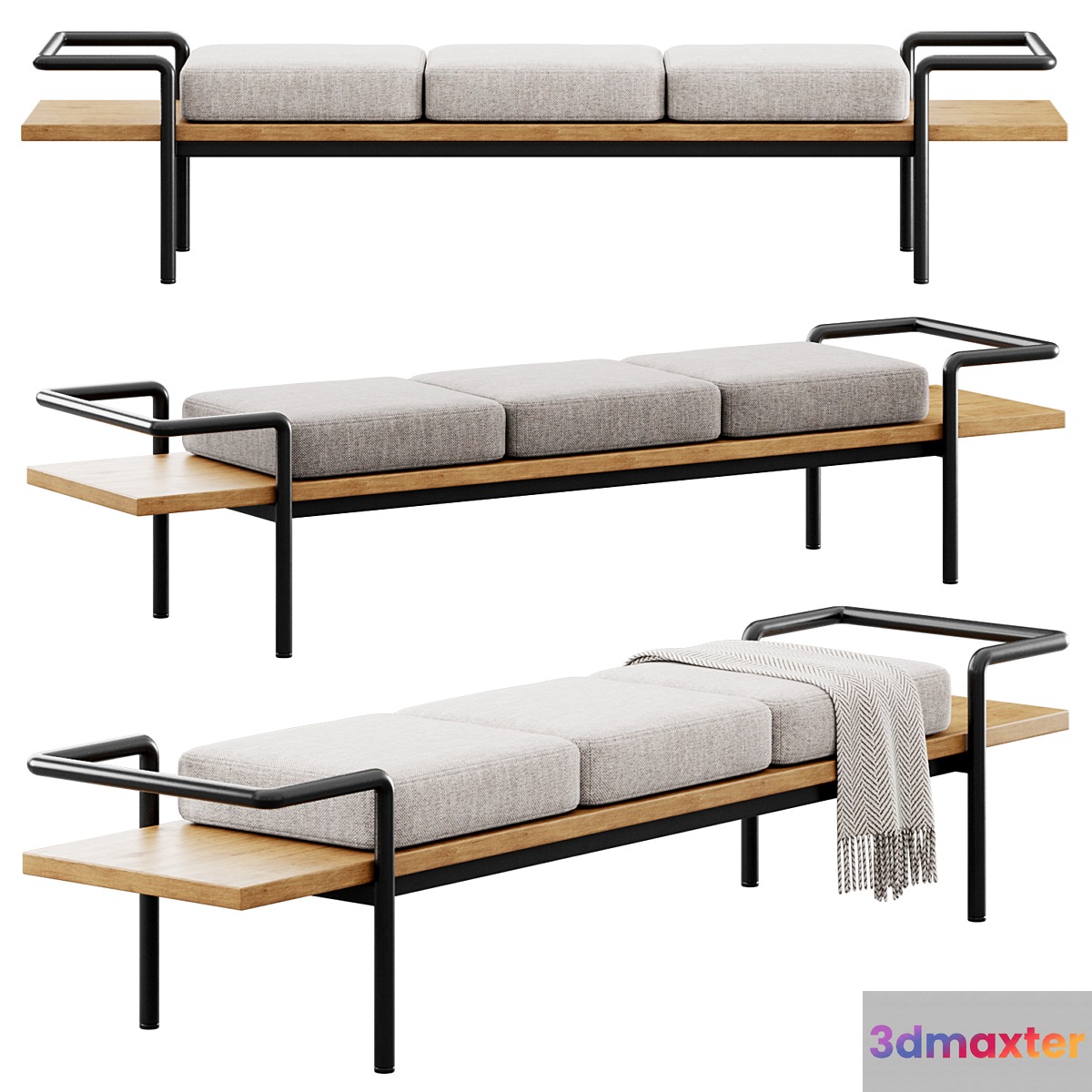 Bench T904 By Poltrona Frau