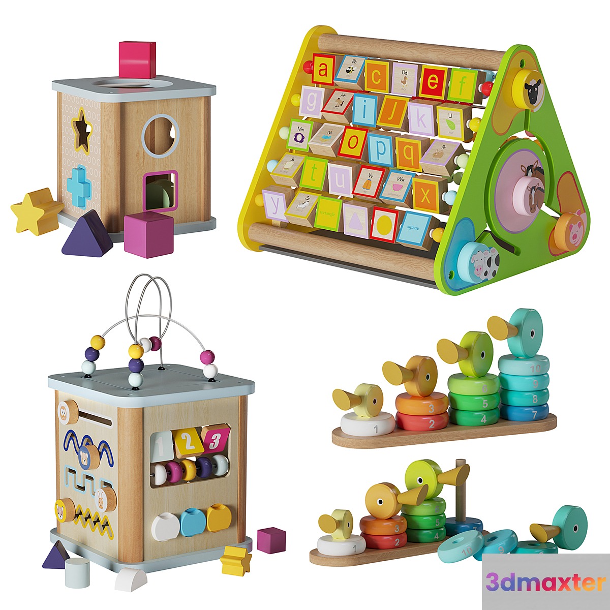 Developmental Toys 01 3D Max