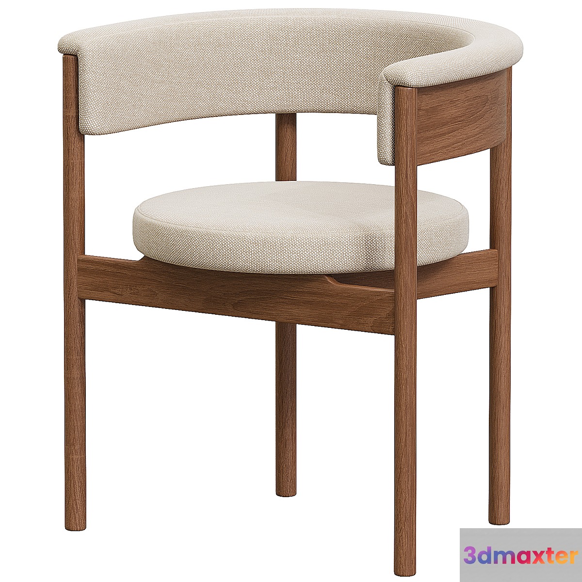 N-SC01 chair by Norm Architects for KARIMOKU CASE STUDY 3D Max