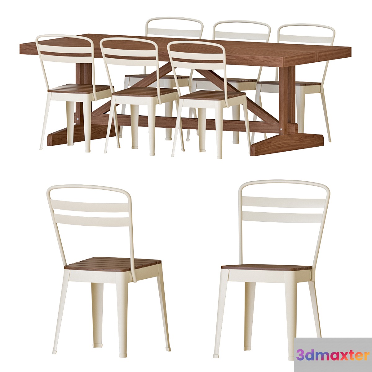 IKEA NORRMANSÖ Outdoor Table And Chairs 3D Max